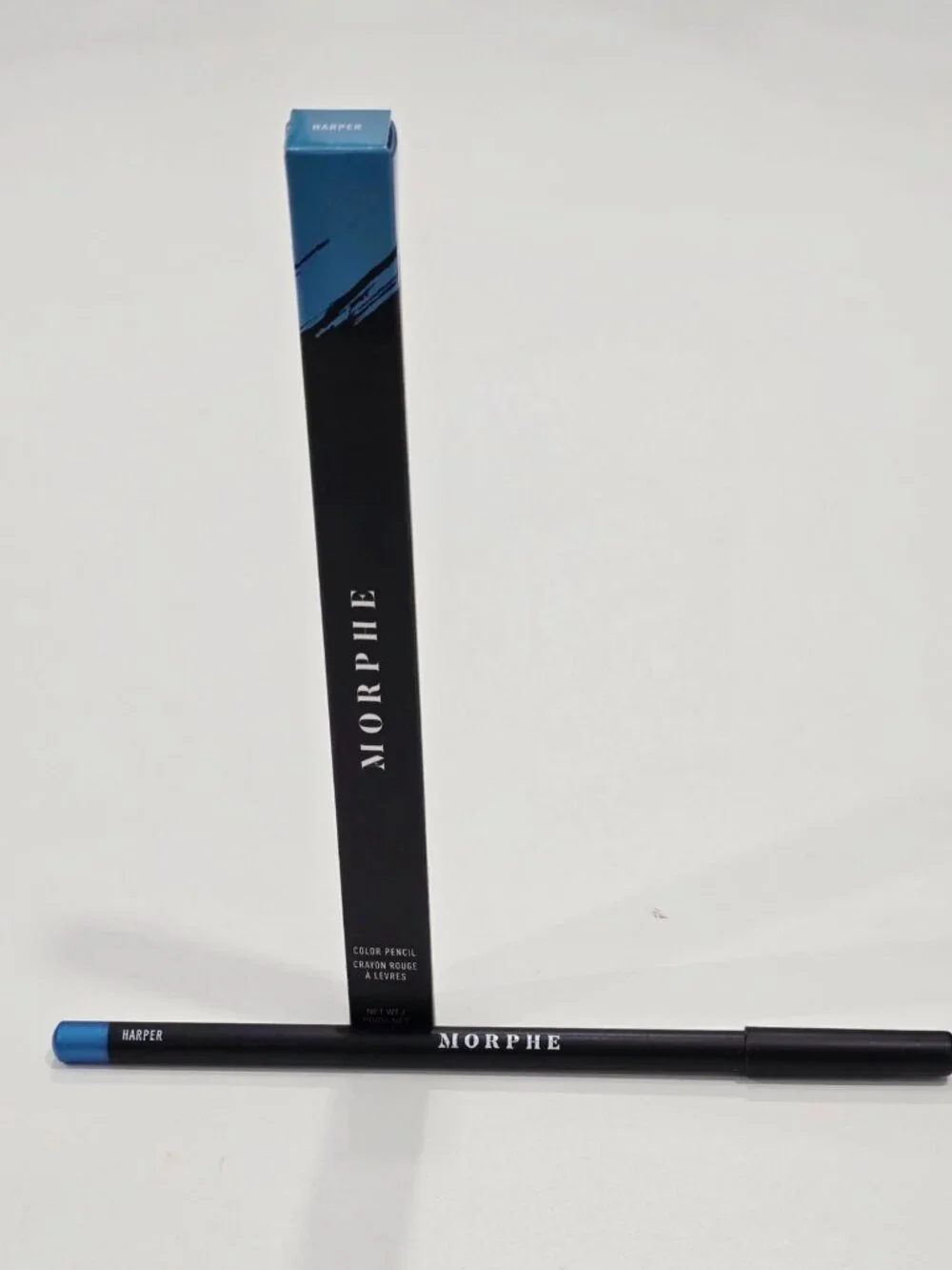 Morphe ✦ Harper Color Pencil ✦ Electric Blue Creamy Long‑Wear Lip Eye Liner 1.5g